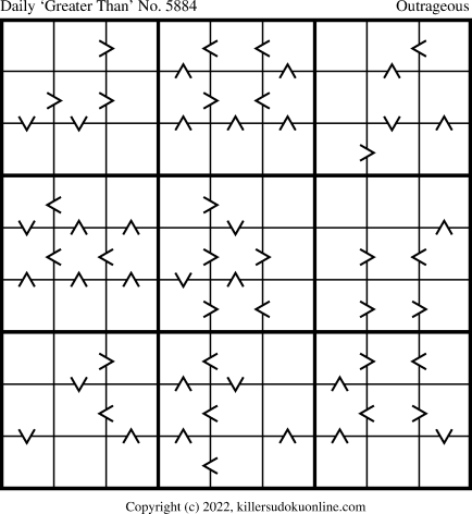 Killer Sudoku for 5/24/2022