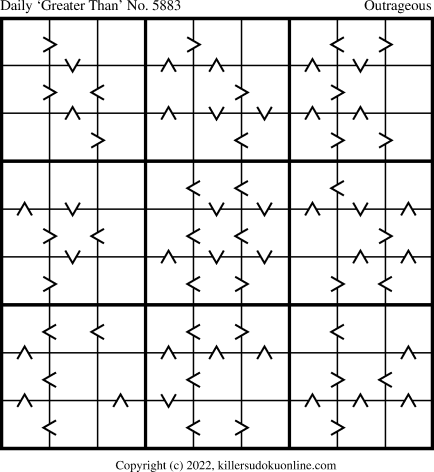 Killer Sudoku for 5/23/2022