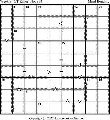 Killer Sudoku for 4/4/2022