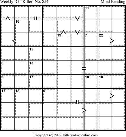 Killer Sudoku for 8/22/2022
