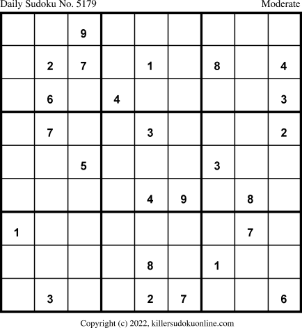Killer Sudoku for 5/8/2022