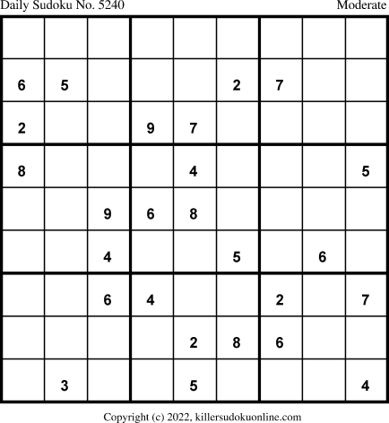 Killer Sudoku for 7/8/2022