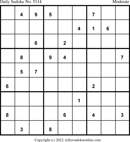 Killer Sudoku for 3/4/2022