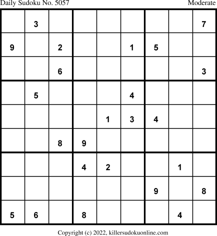 Killer Sudoku for 1/6/2022
