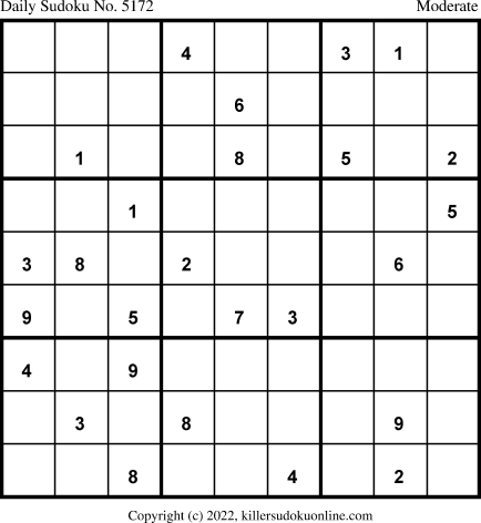 Killer Sudoku for 5/1/2022