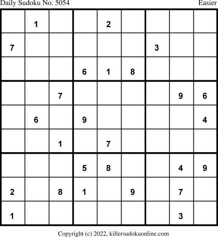 Killer Sudoku for 1/3/2022