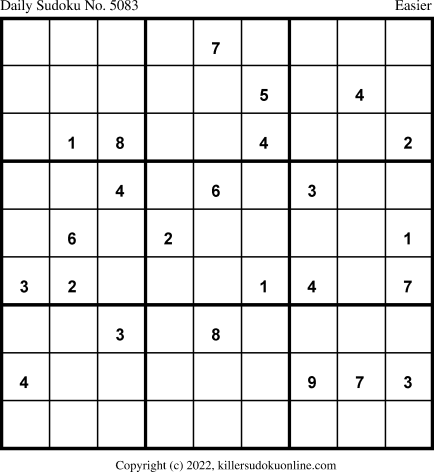 Killer Sudoku for 2/1/2022