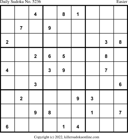 Killer Sudoku for 7/4/2022