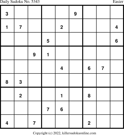Killer Sudoku for 10/19/2022
