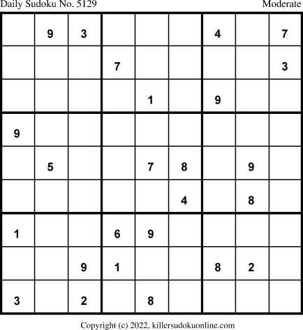 Killer Sudoku for 3/19/2022