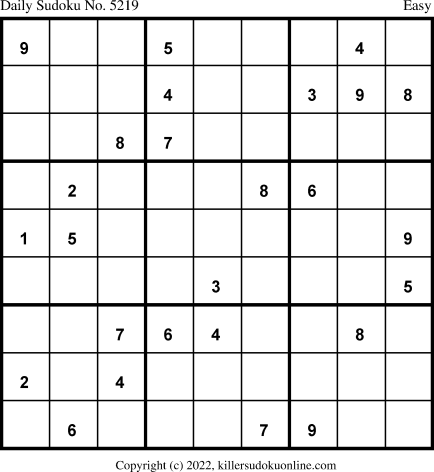 Killer Sudoku for 6/17/2022