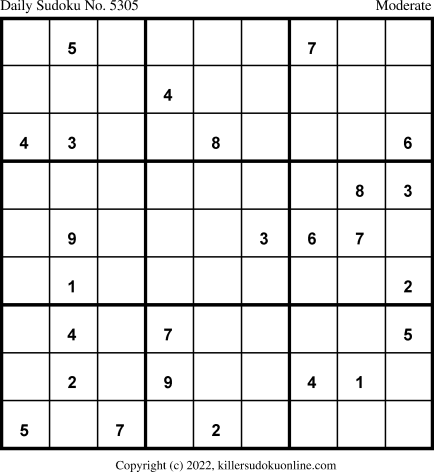Killer Sudoku for 9/11/2022