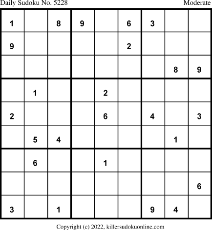 Killer Sudoku for 6/26/2022