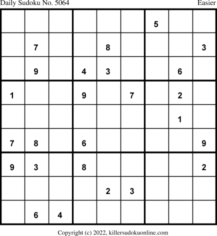 Killer Sudoku for 1/13/2022