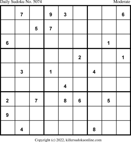 Killer Sudoku for 1/23/2022