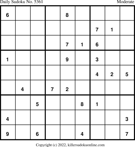Killer Sudoku for 11/6/2022