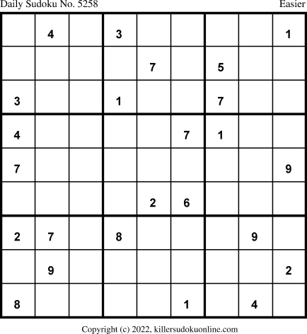 Killer Sudoku for 7/26/2022