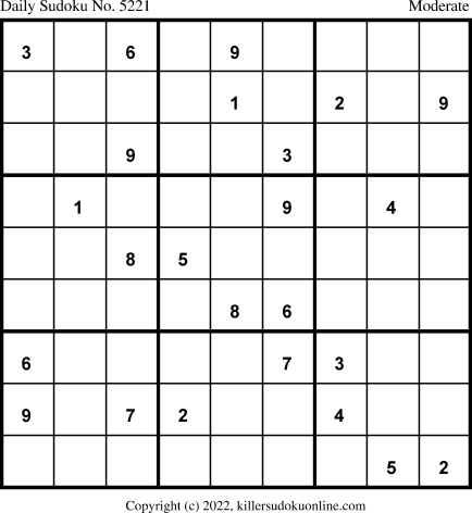 Killer Sudoku for 6/19/2022