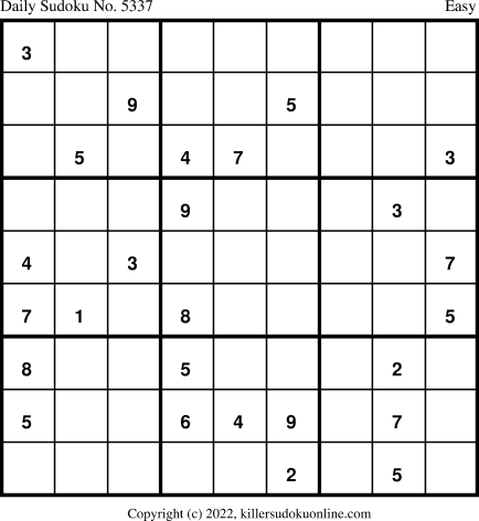 Killer Sudoku for 10/13/2022