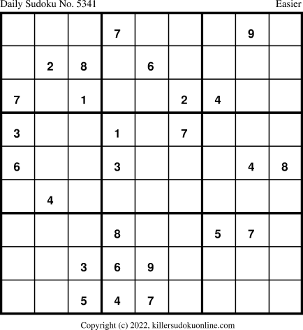 Killer Sudoku for 10/17/2022
