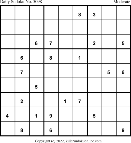 Killer Sudoku for 2/16/2022