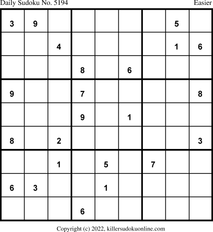 Killer Sudoku for 5/23/2022