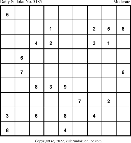Killer Sudoku for 5/14/2022