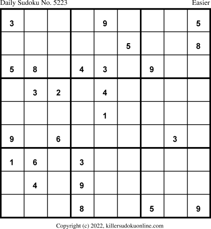 Killer Sudoku for 6/21/2022