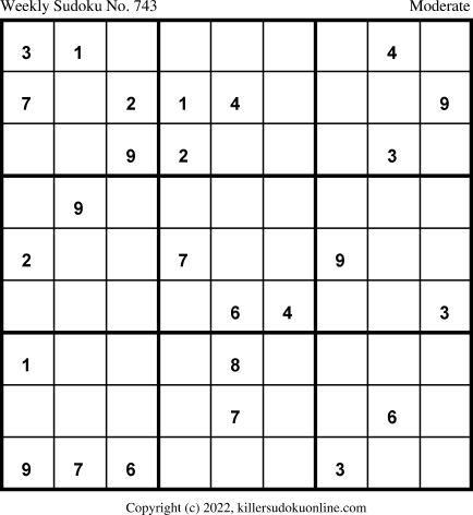 Killer Sudoku for 5/30/2022