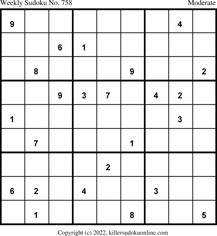 Killer Sudoku for 9/12/2022