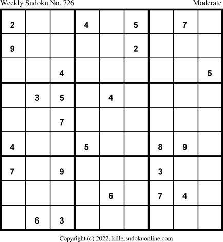 Killer Sudoku for 1/31/2022