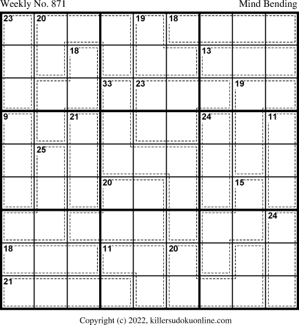 Killer Sudoku for 9/12/2022