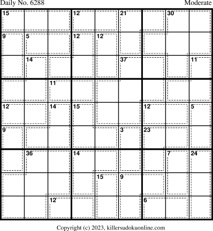 Killer Sudoku for 3/7/2023