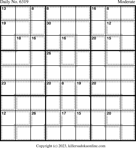Killer Sudoku for 4/7/2023