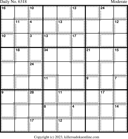 Killer Sudoku for 4/6/2023