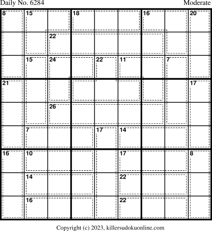 Killer Sudoku for 3/3/2023