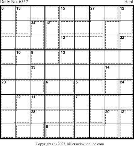 Killer Sudoku for 12/1/2023