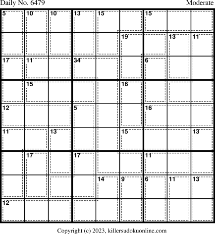Killer Sudoku for 9/14/2023