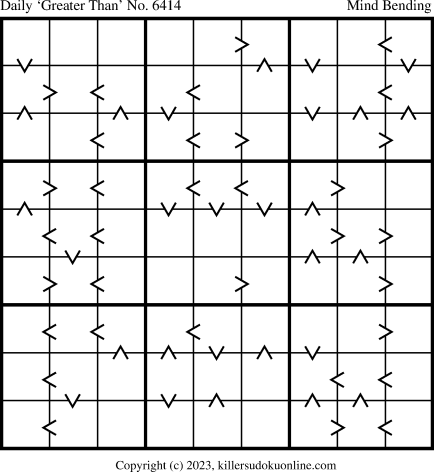 Killer Sudoku for 11/5/2023