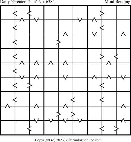 Killer Sudoku for 10/6/2023
