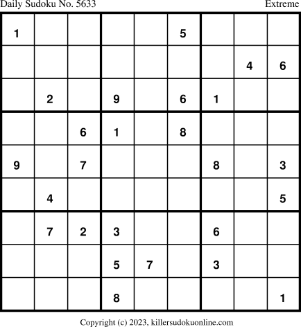 Killer Sudoku for 8/5/2023