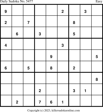 Killer Sudoku for 3/2/2023