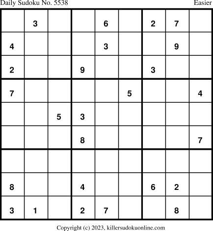 Killer Sudoku for 5/2/2023