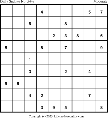Killer Sudoku for 2/1/2023