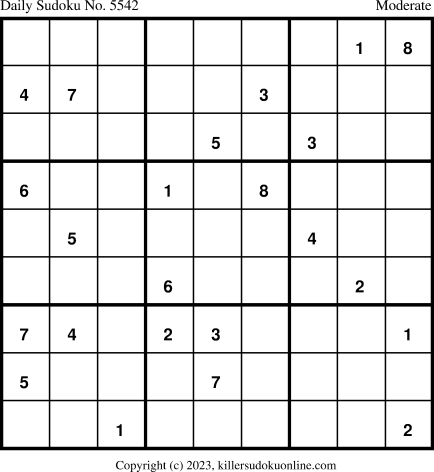 Killer Sudoku for 5/6/2023
