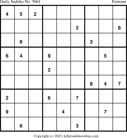 Killer Sudoku for 9/2/2023