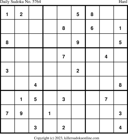 Killer Sudoku for 12/14/2023
