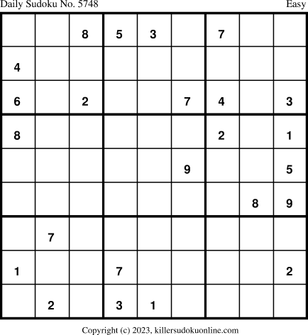 Killer Sudoku for 11/28/2023