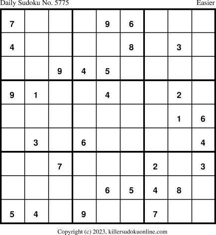 Killer Sudoku for 12/25/2023