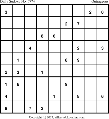 Killer Sudoku for 12/24/2023